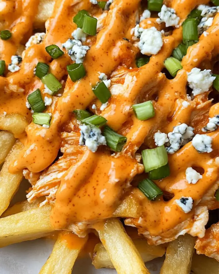 Buffalo Chicken Cheesy Fries Recipe