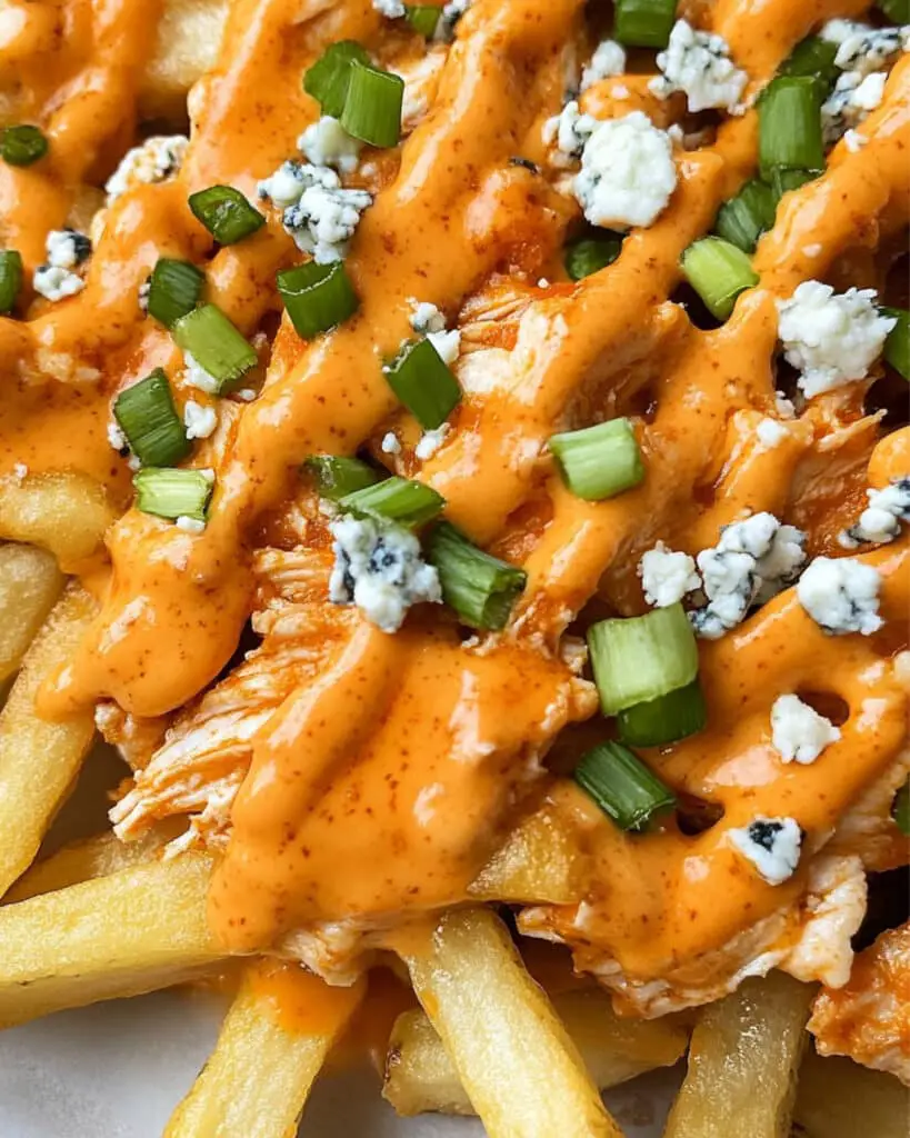 Buffalo Chicken Cheesy Fries Recipe