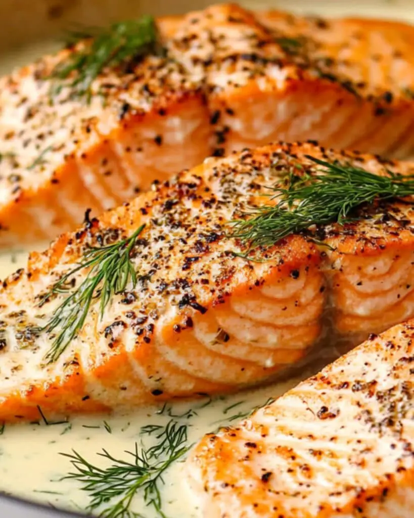 Creamy Spring Salmon Recipe