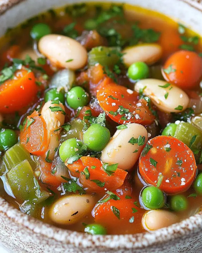 Farro Soup with Hearty Vegetables Recipe