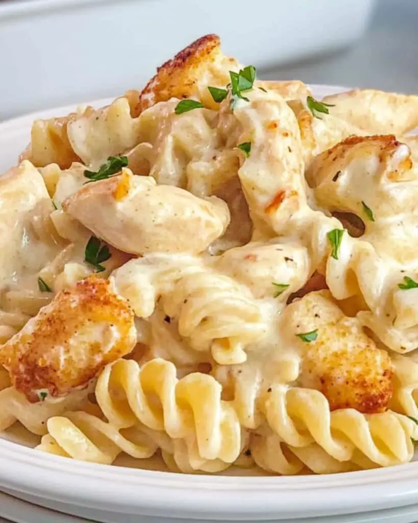 Garlic Parmesan Chicken Pasta Bake Recipe