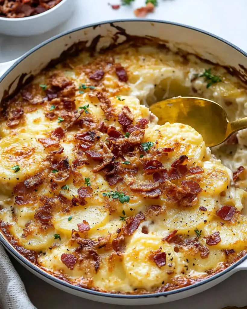 Gruyere scalloped potatoes