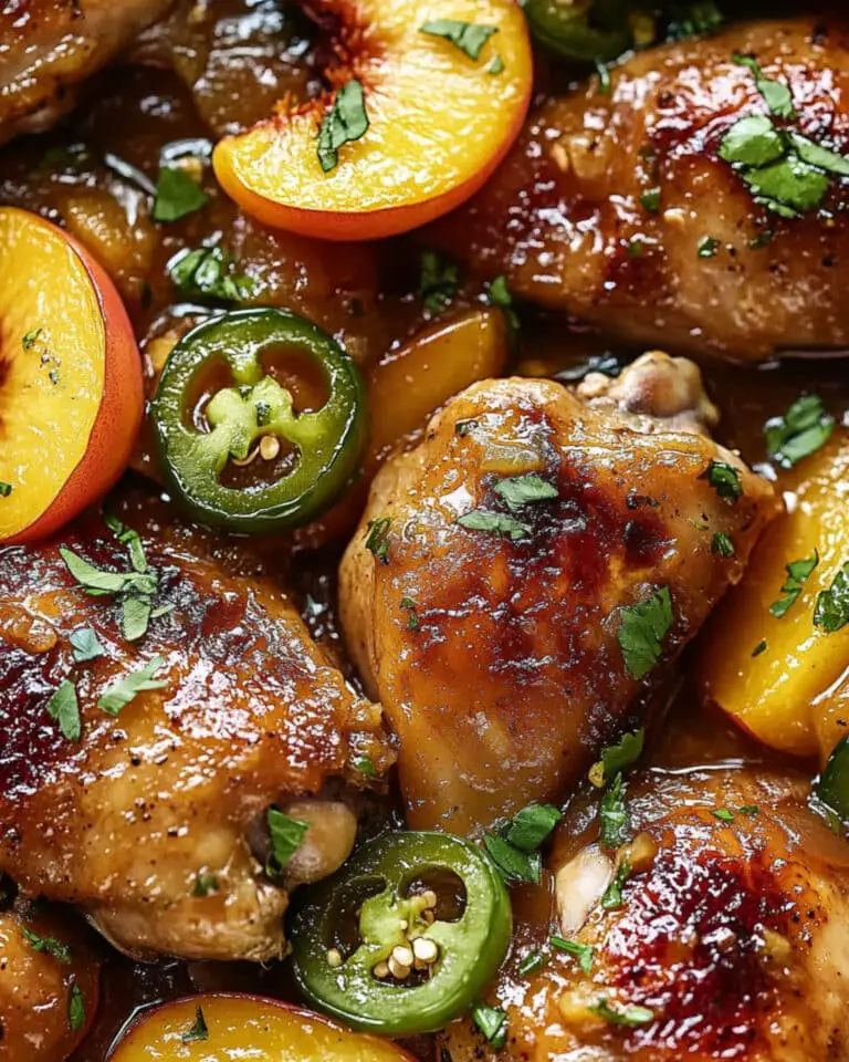 Jalapeño Peach Chicken Recipe