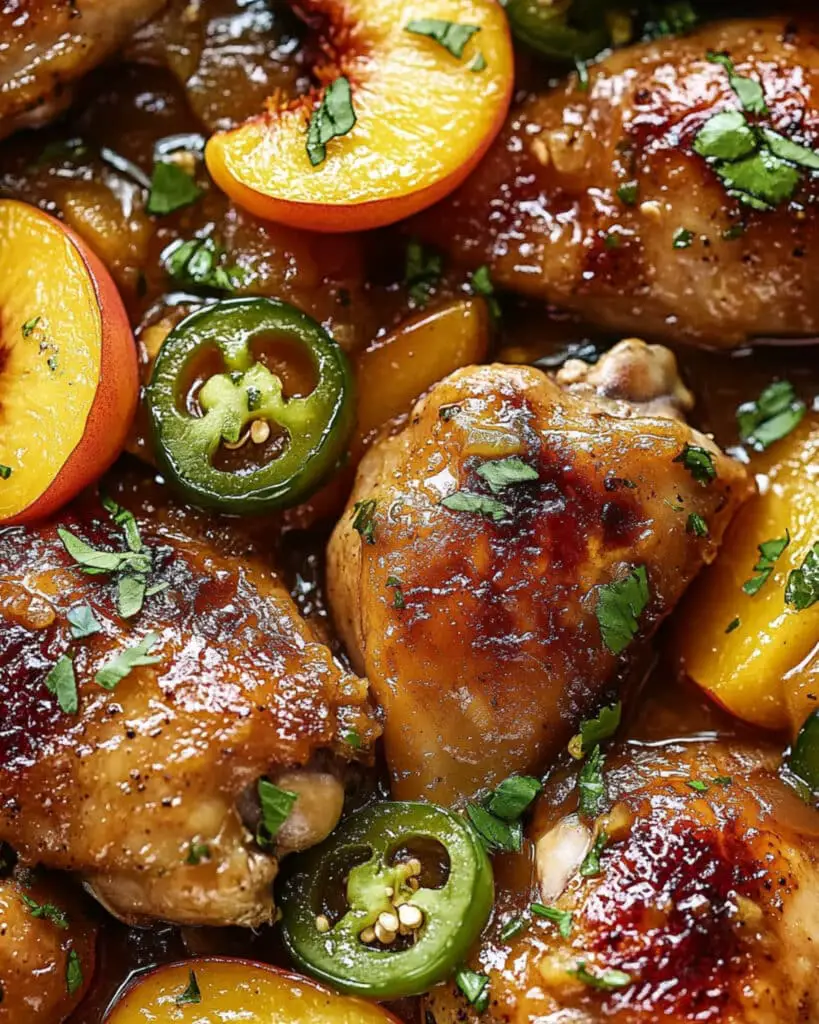 Jalapeño Peach Chicken Recipe