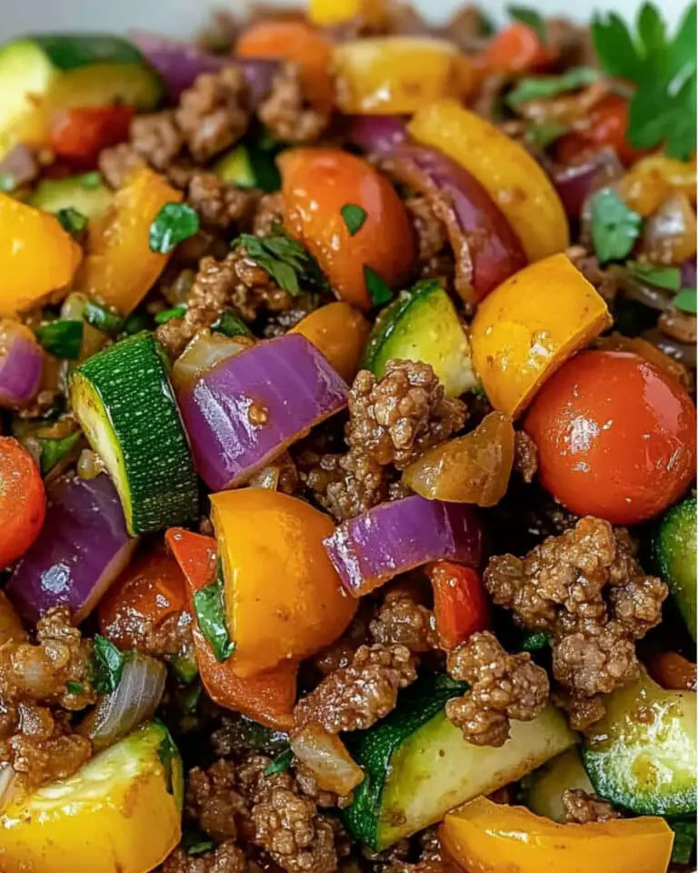 Keto Mediterranean Ground Beef Stir Fry Recipe