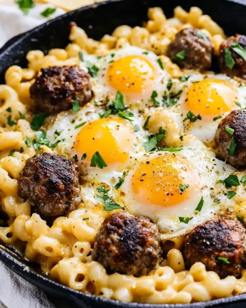 breakfast mac and cheese