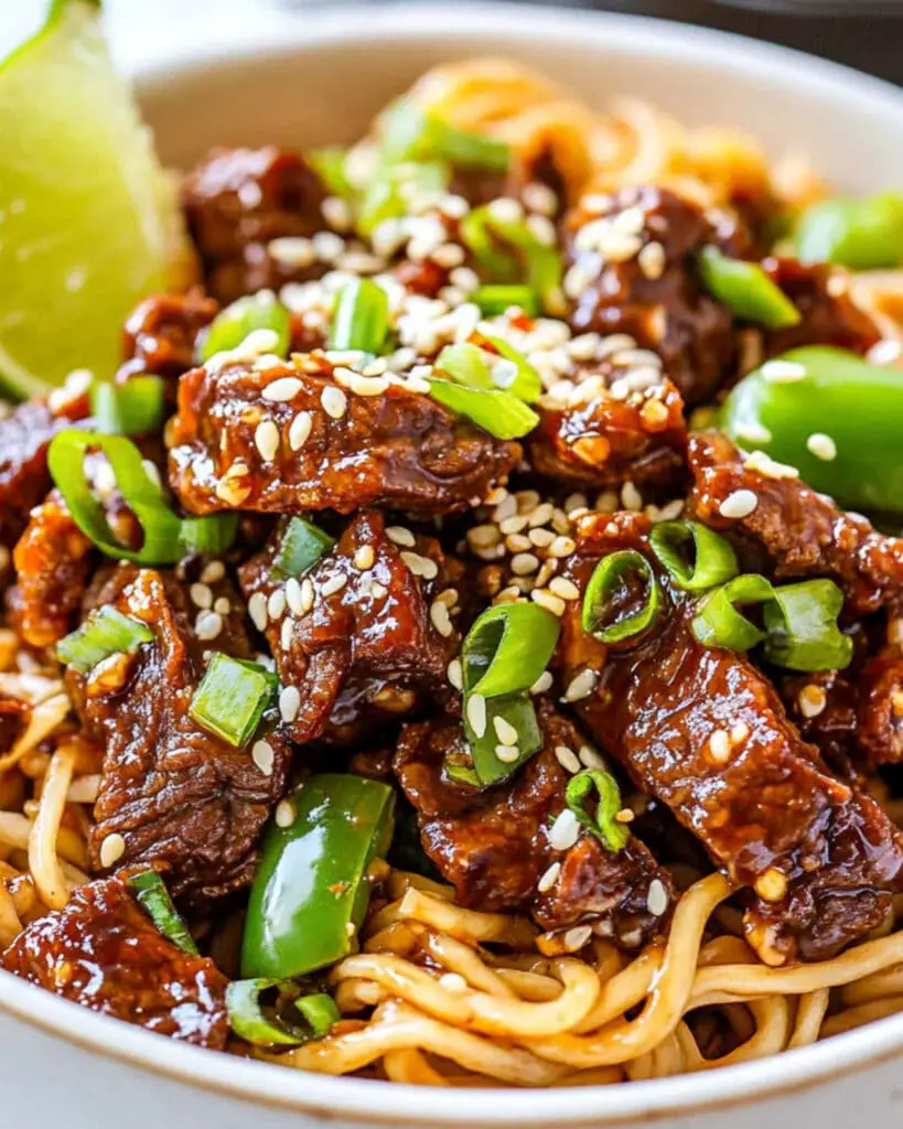 Mongolian Beef Noodles Recipe