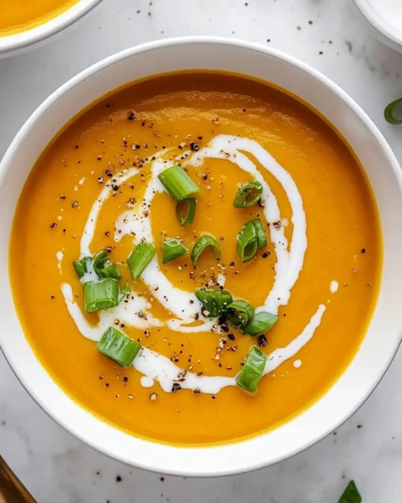 roasted carrot coconut soup