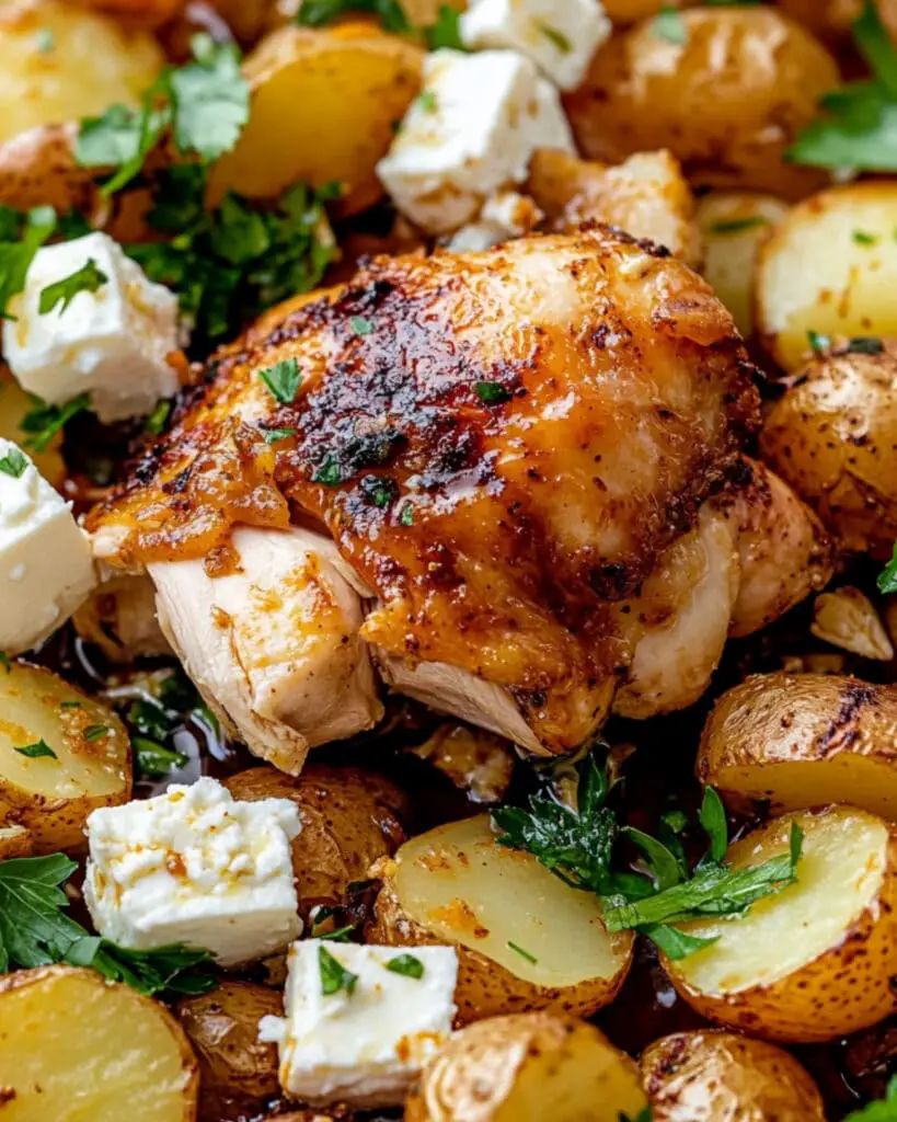 Sheet Pan Lemon Chicken with Baby Potatoes Recipe