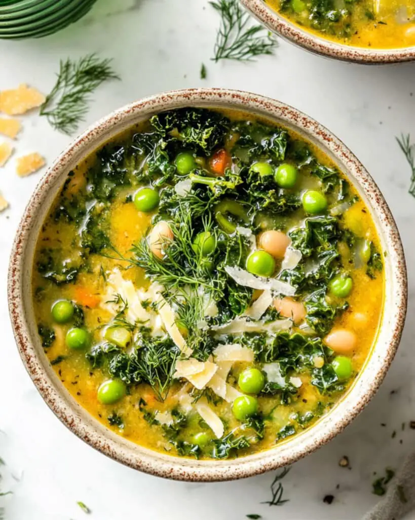 spring green minestrone