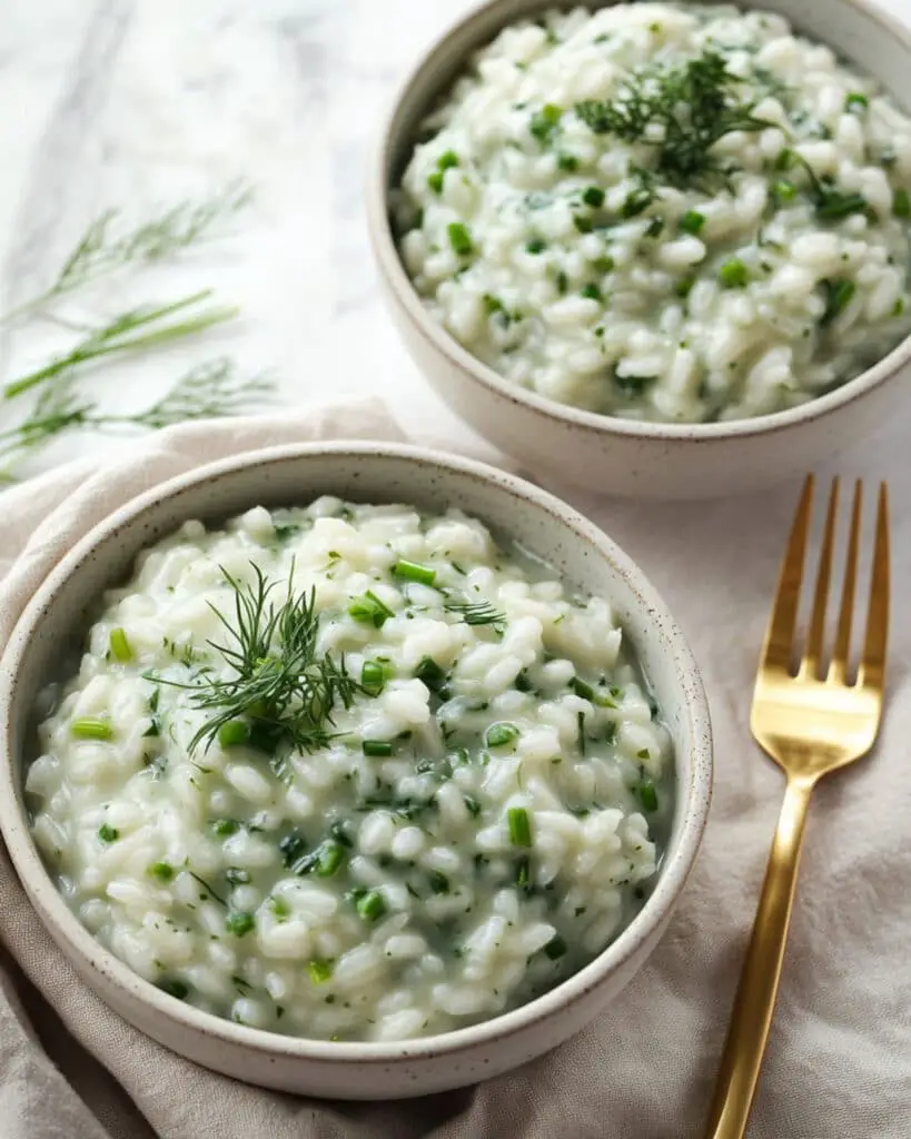 spring ramp risotto