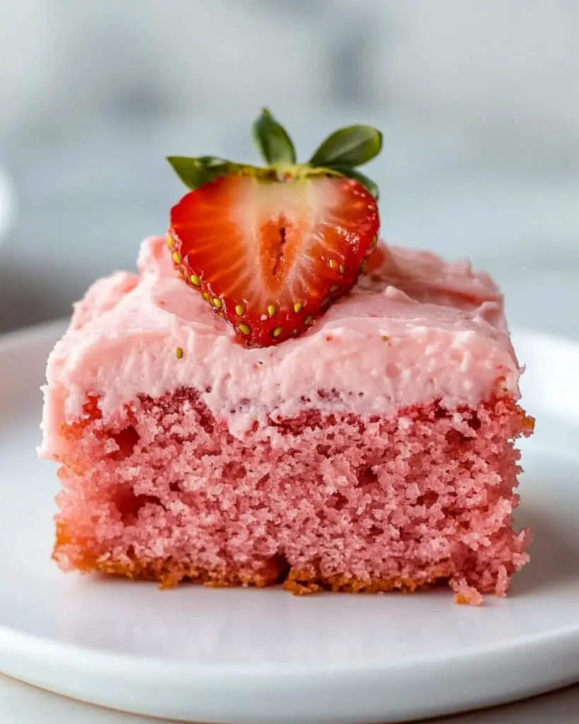 Strawberry Jello Cake Recipe