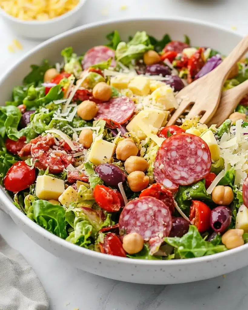 Italian Chopped Brussels Sprouts Salad Recipe