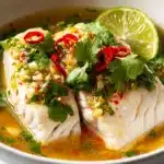 Thai Lime & Garlic Steamed Fish Recipe