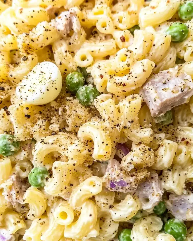 Creamy Tuna Macaroni Salad Recipe
