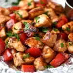 BBQ Chicken Pineapple Foil Packs Recipe