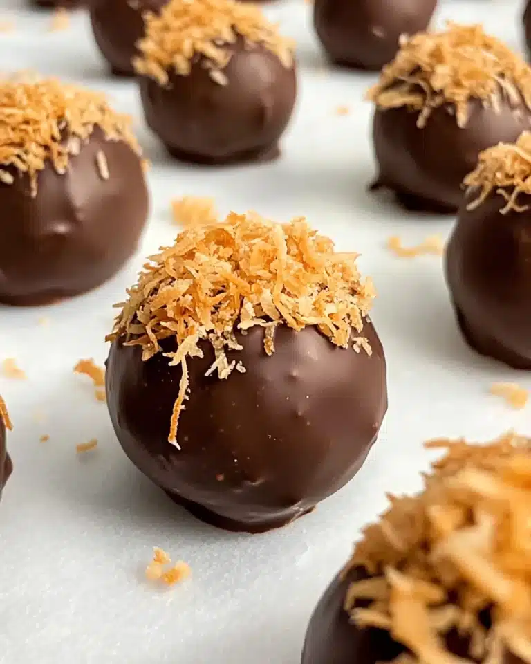 Toasted Coconut Date Truffles Recipe