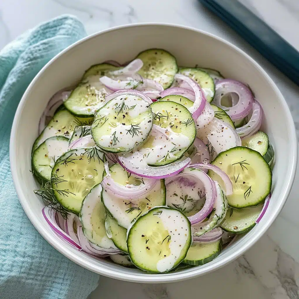 Creamy Dill Cucumber Salad Recipe - Recipe Image