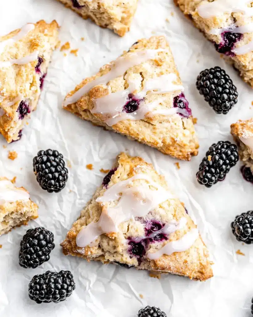 Blackberry Earl Grey Scones Recipe