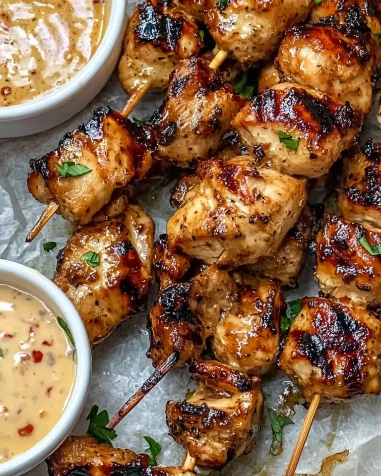 Bang Bang Chicken Skewers Recipe