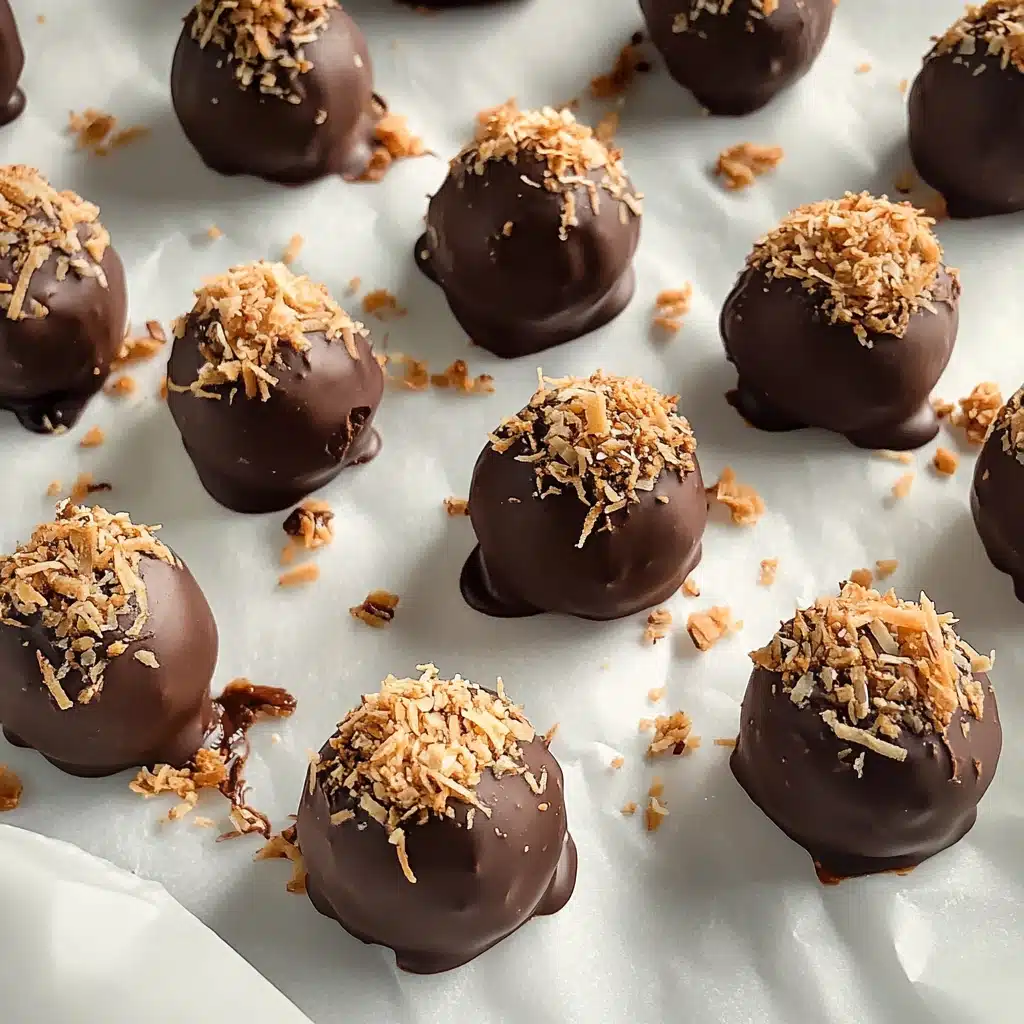 Toasted Coconut Date Truffles Recipe - Recipe Image