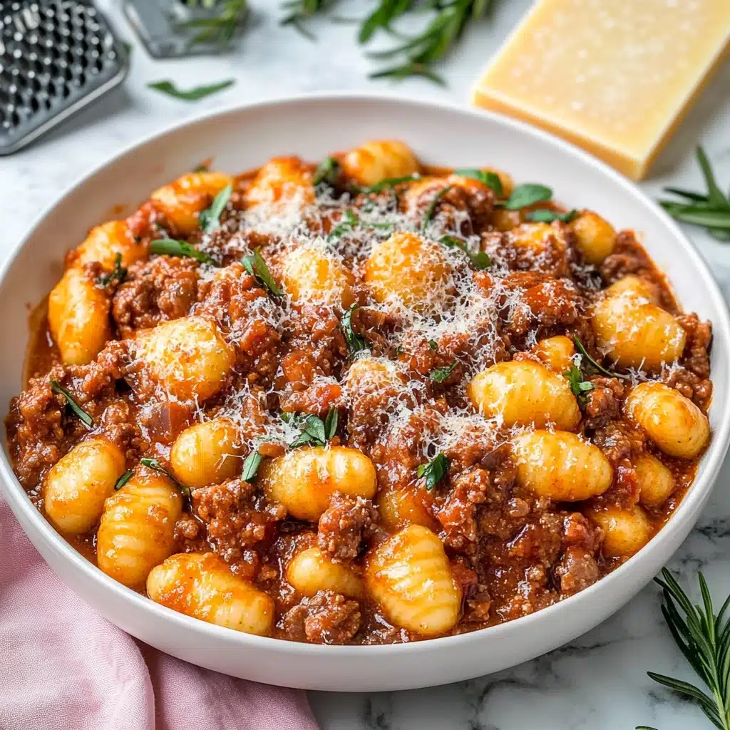 Hearty Gnocchi Bolognese Recipe - Recipe Image