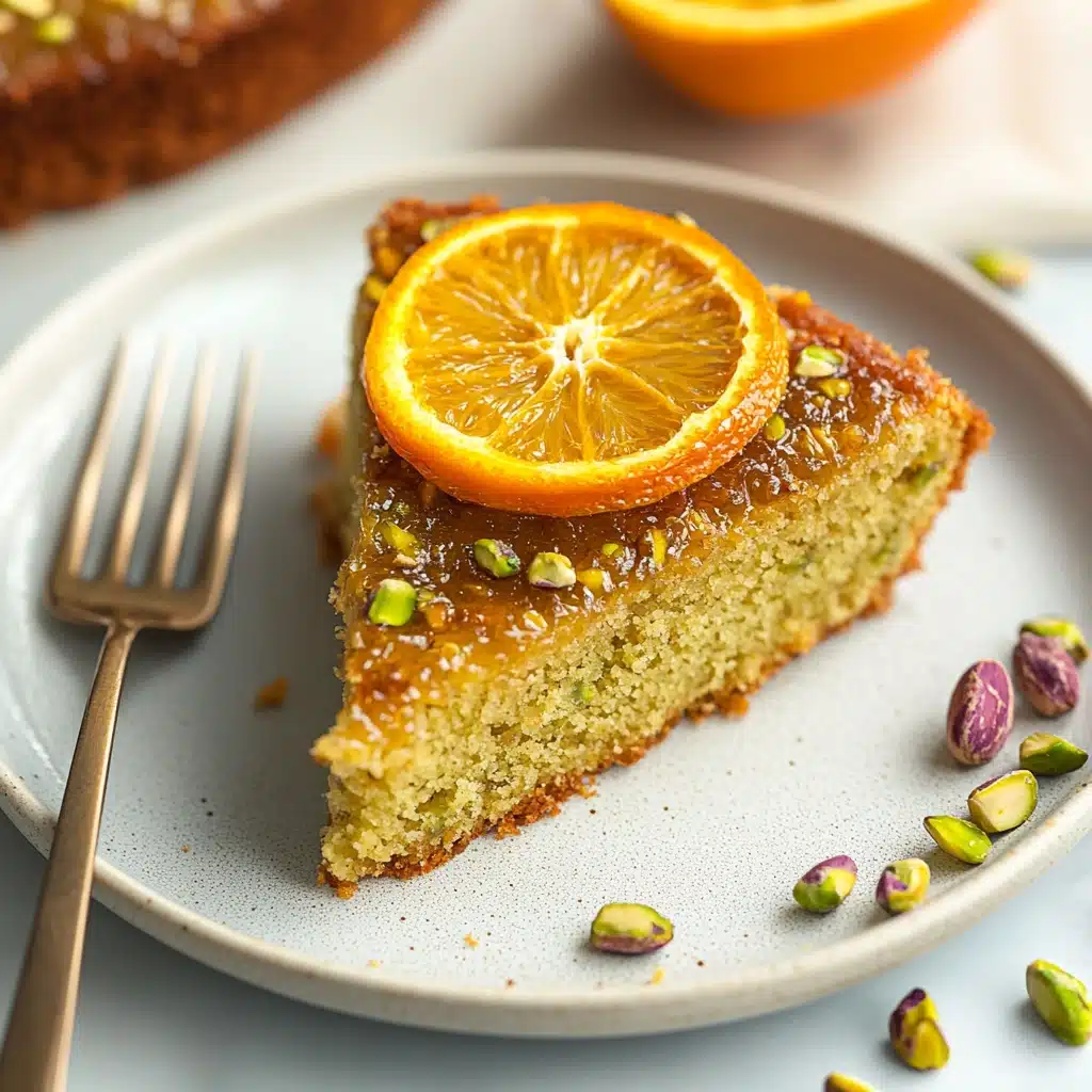Citrus Pistachio Almond Cake Recipe - Recipe Image