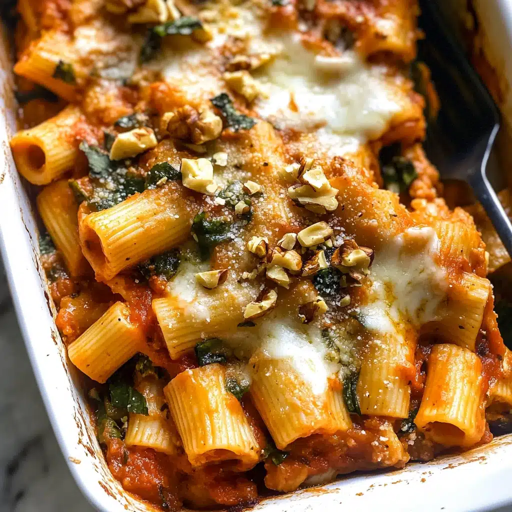 Sage and Walnut Pumpkin Pasta Bake Recipe - Recipe Image