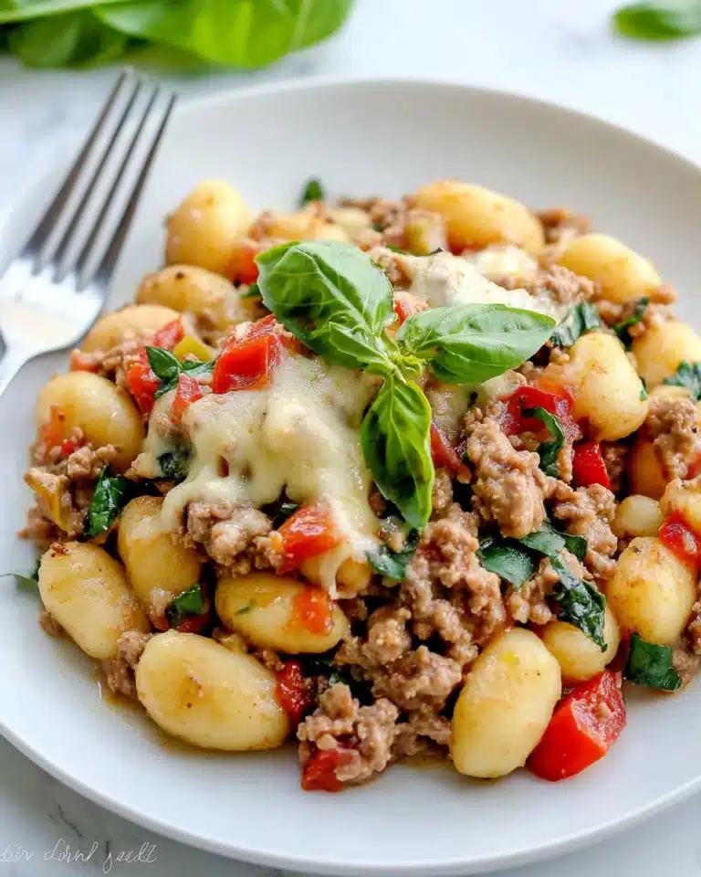 Gnocchi with Turkey and White Beans Recipe