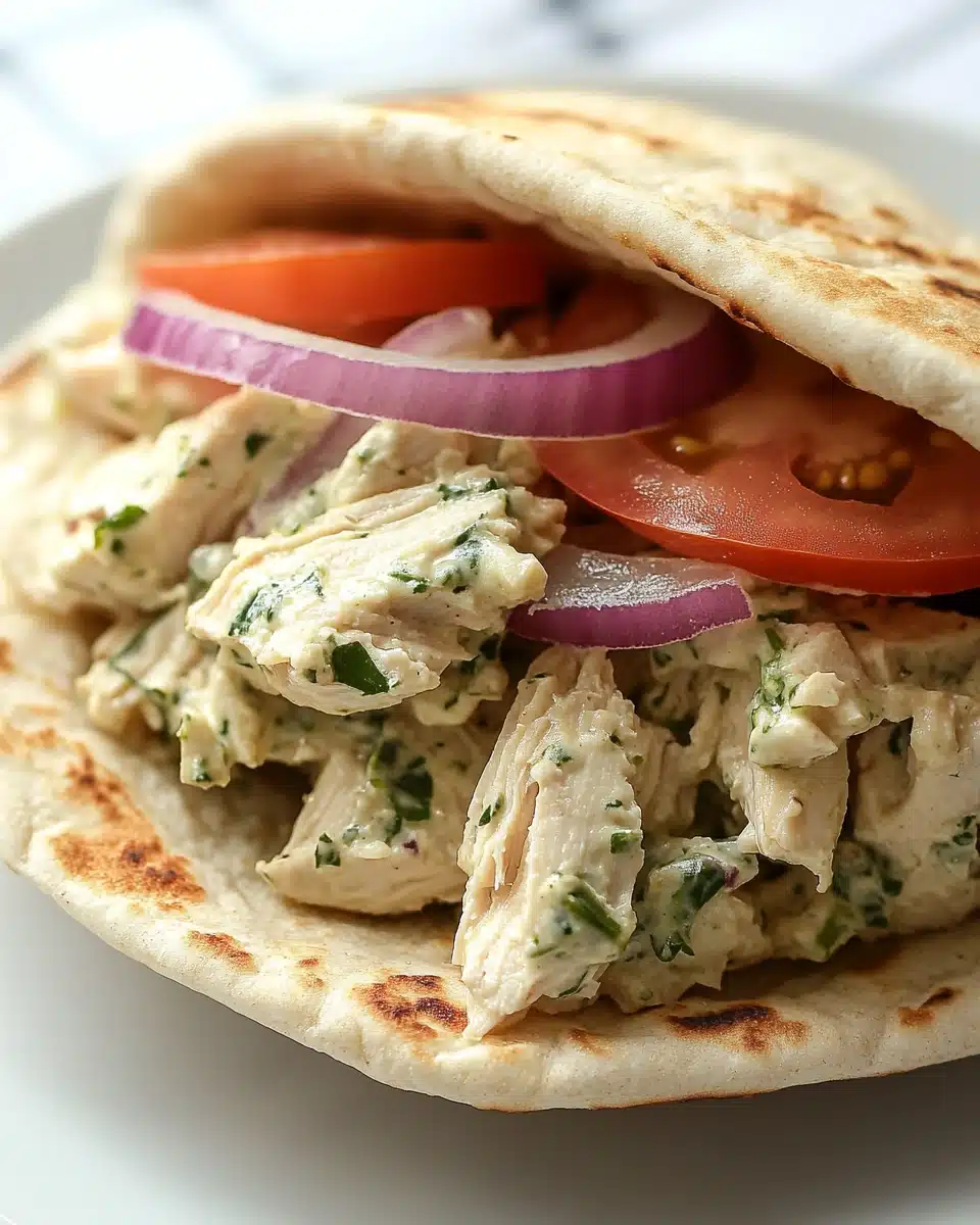 Tzatziki Chicken Salad Sandwich Recipe