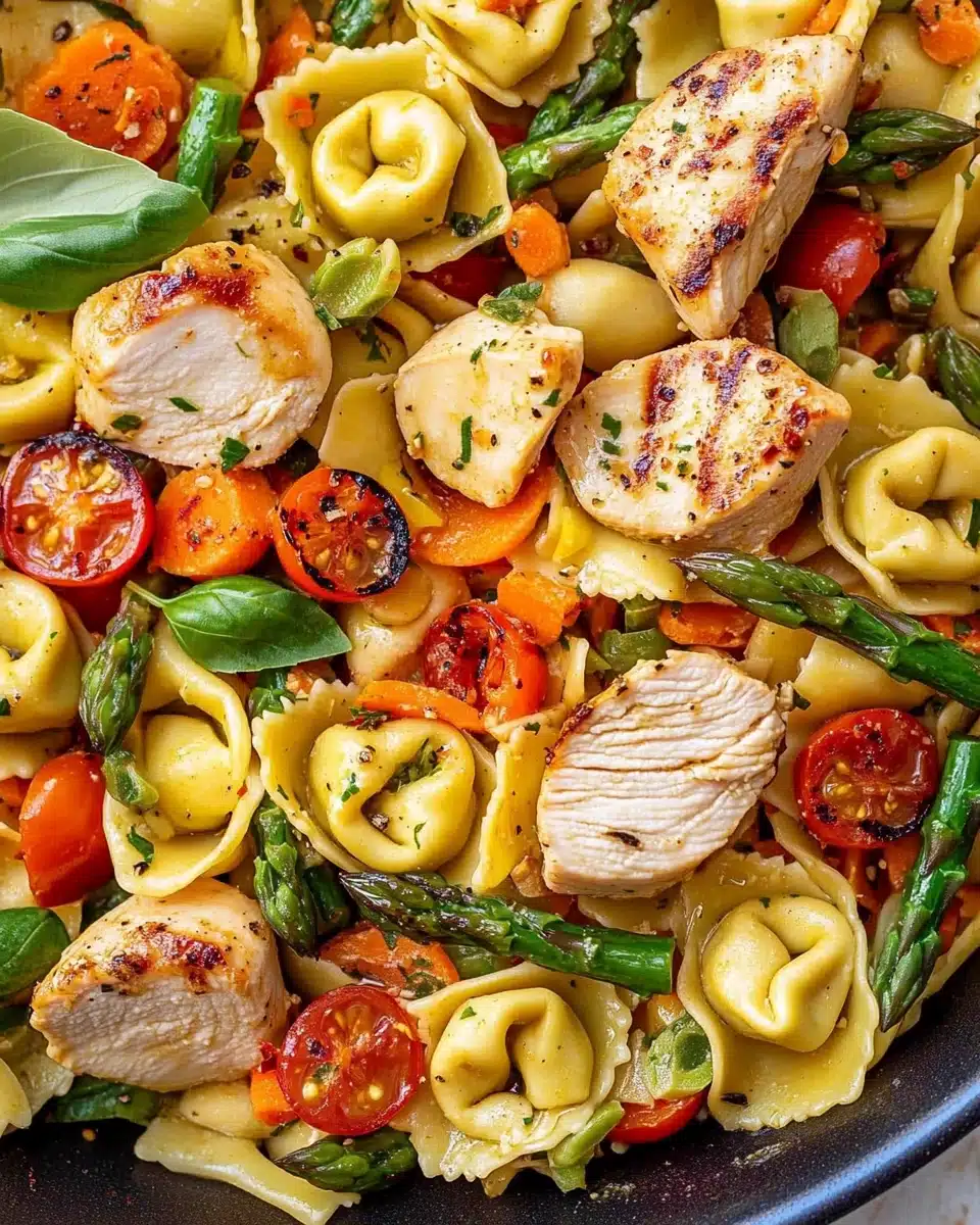 Balsamic Chicken Tortellini Salad Recipe