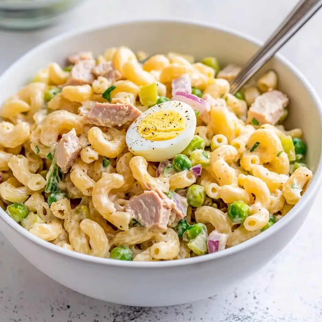 Creamy Tuna Macaroni Salad Recipe - Recipe Image