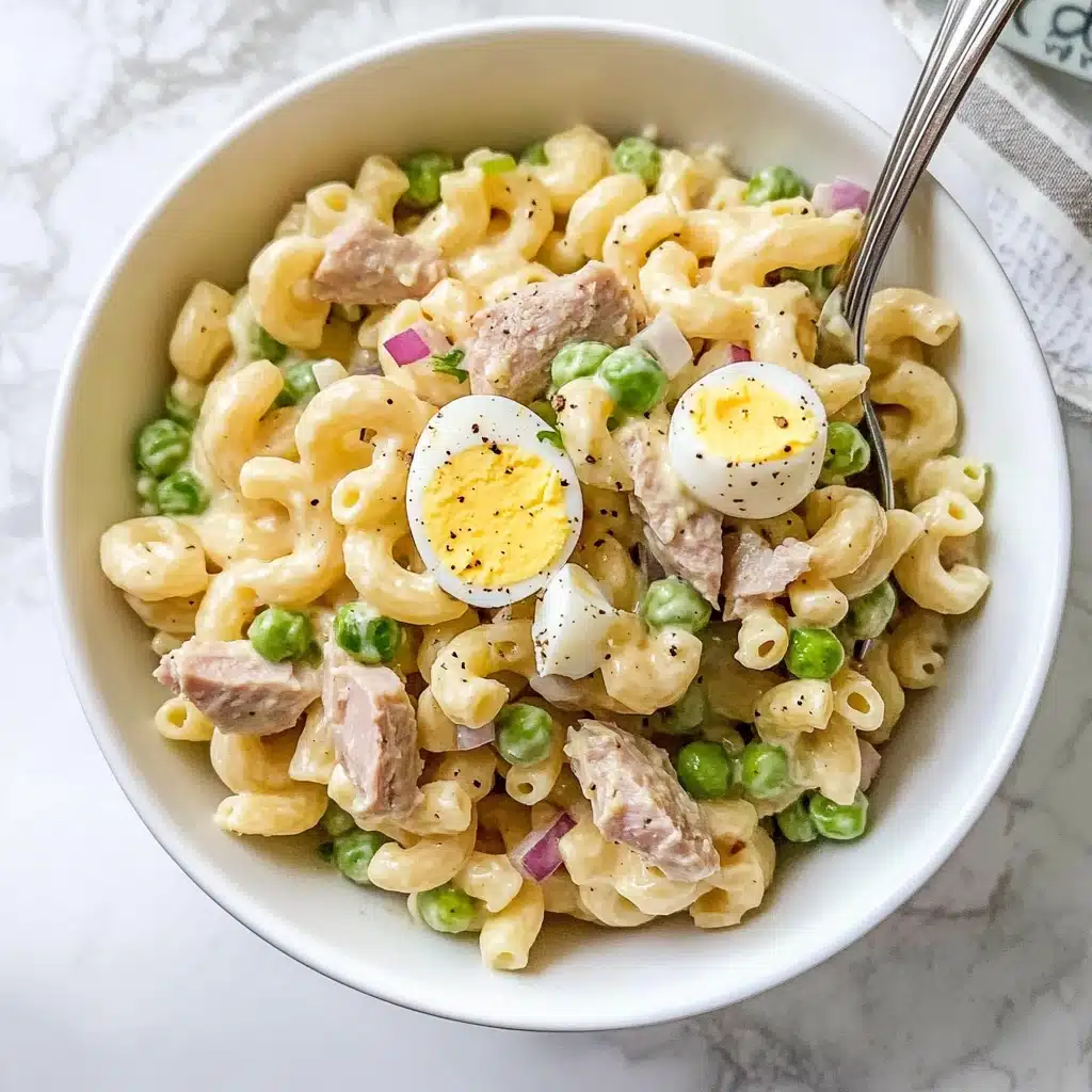Creamy Tuna Macaroni Salad Recipe - Recipe Image