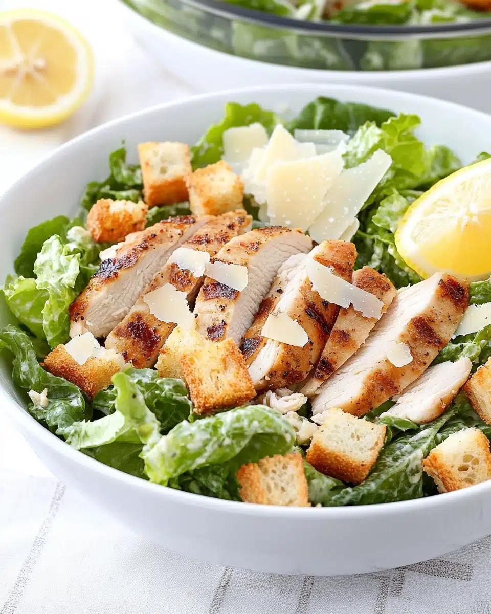 Lemony Kale Caesar Salad Recipe