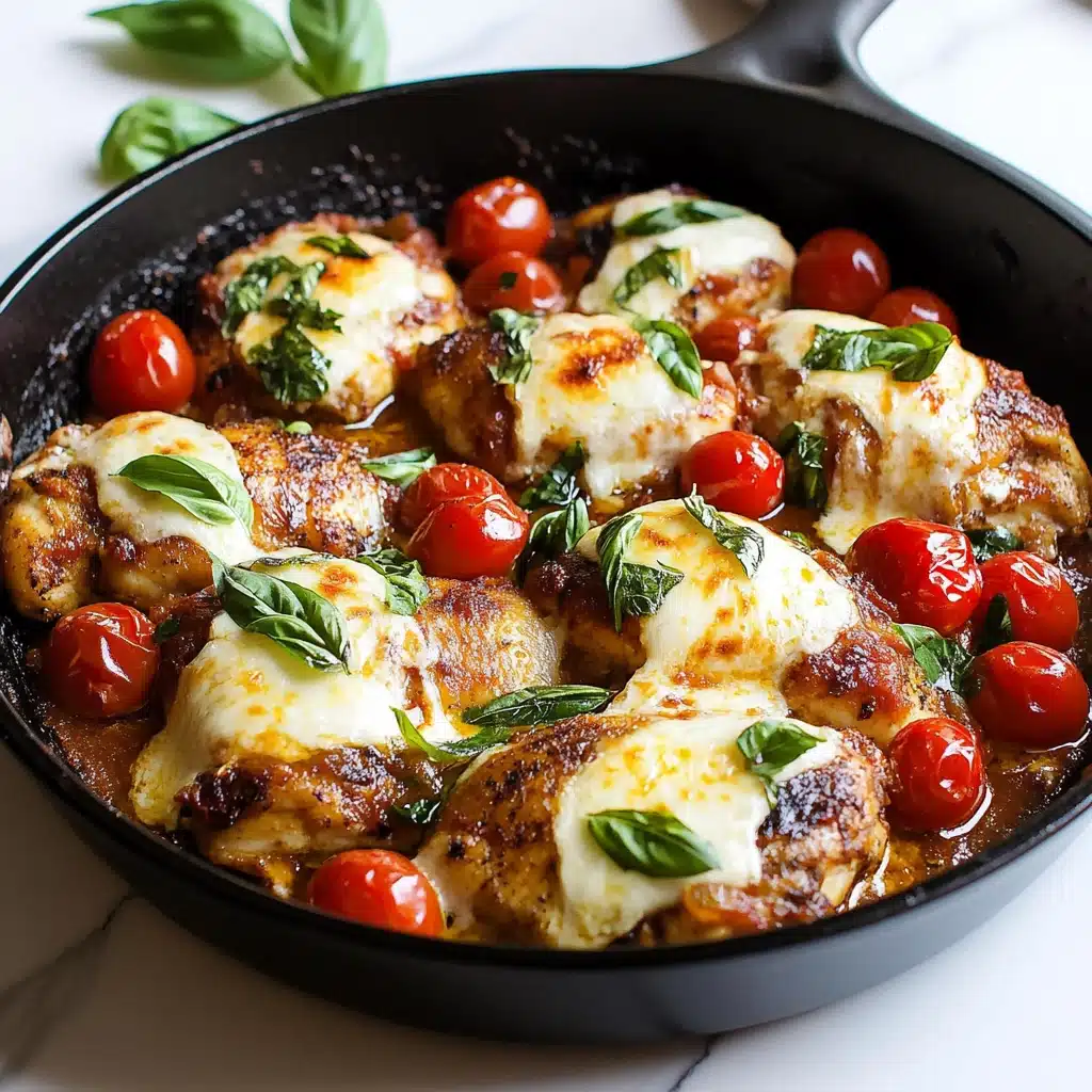 Balsamic Chicken with Tomato Mozzarella Recipe - Recipe Image