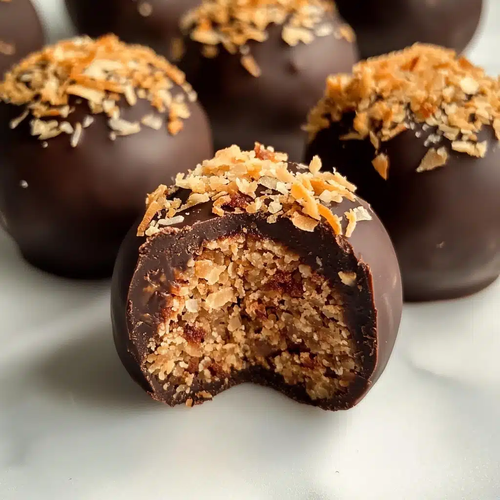 Toasted Coconut Date Truffles Recipe - Recipe Image