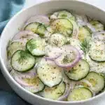 Creamy Dill Cucumber Salad Recipe