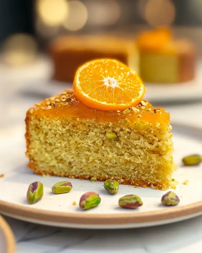 Citrus Pistachio Almond Cake Recipe