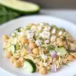 Lemony Orzo Chickpea Salad Recipe