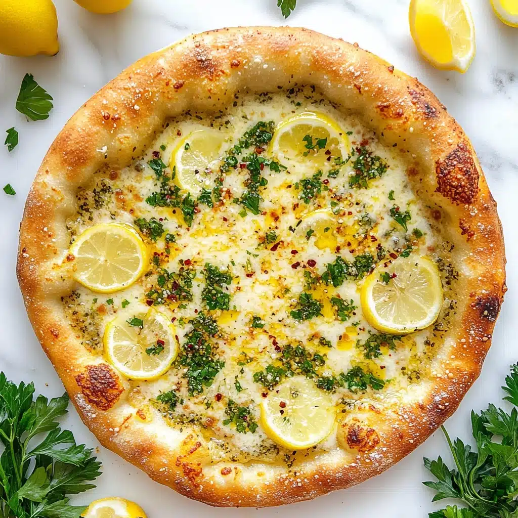 Lemon Brine Mozzarella Pizza Recipe - Recipe Image