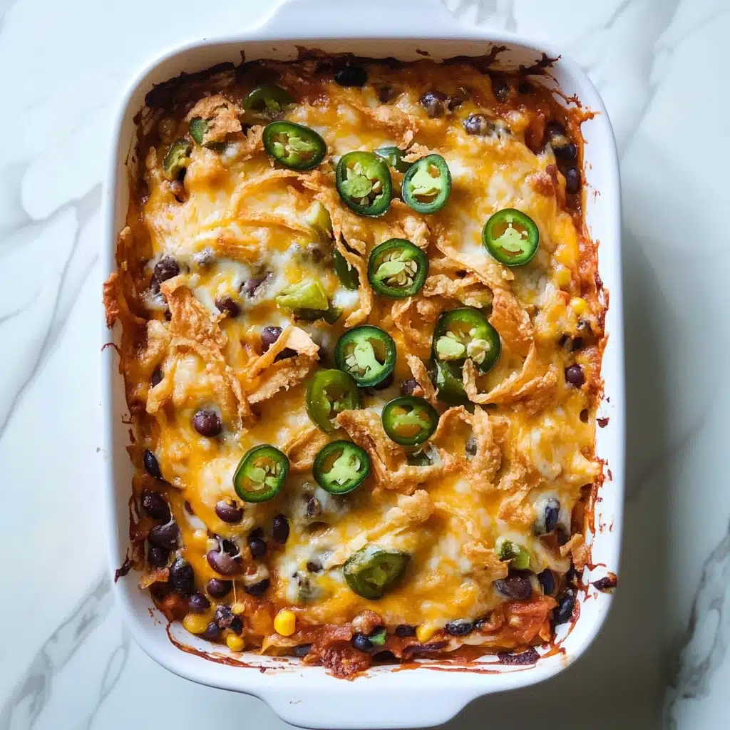 Shredded BBQ Chicken Casserole Recipe - Recipe Image