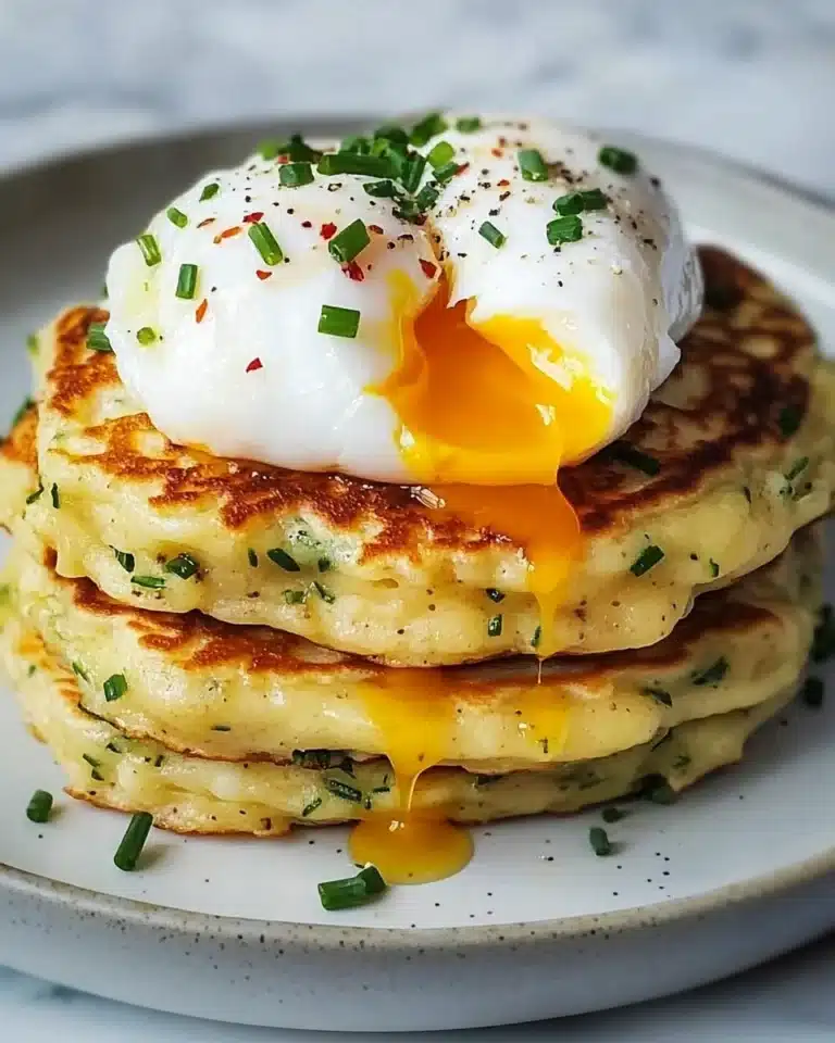 Cheese & Chive Pancakes Recipe