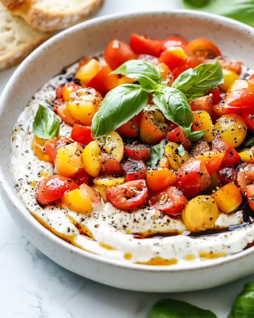 Whipped Feta Bruschetta Dip Recipe