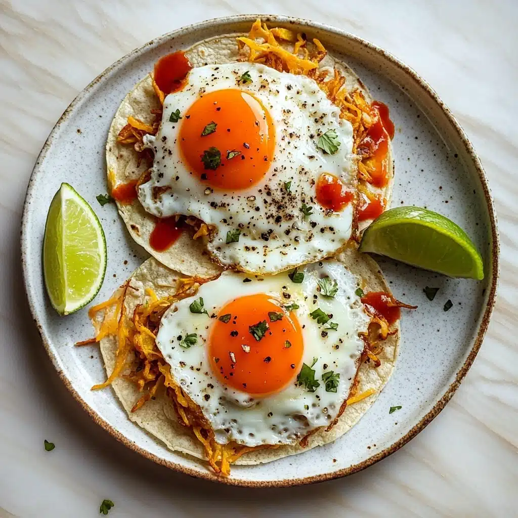 Crispy Potato, Egg & Cheese Taco Recipe - Recipe Image