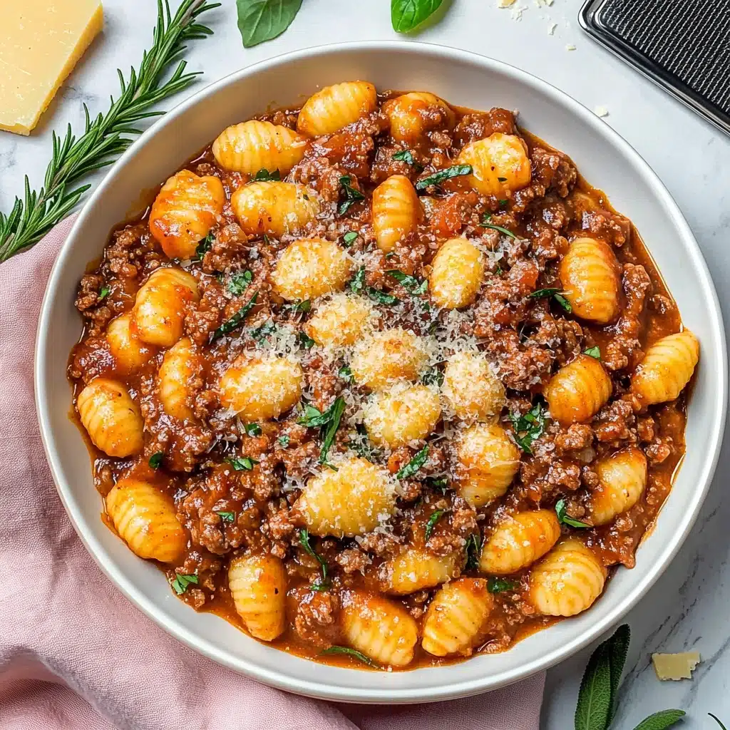 Hearty Gnocchi Bolognese Recipe - Recipe Image
