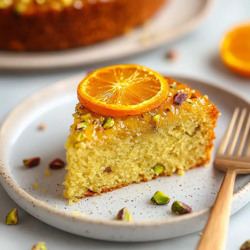 Citrus Pistachio Almond Cake Recipe - Recipe Image