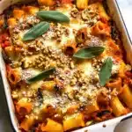 Sage and Walnut Pumpkin Pasta Bake Recipe