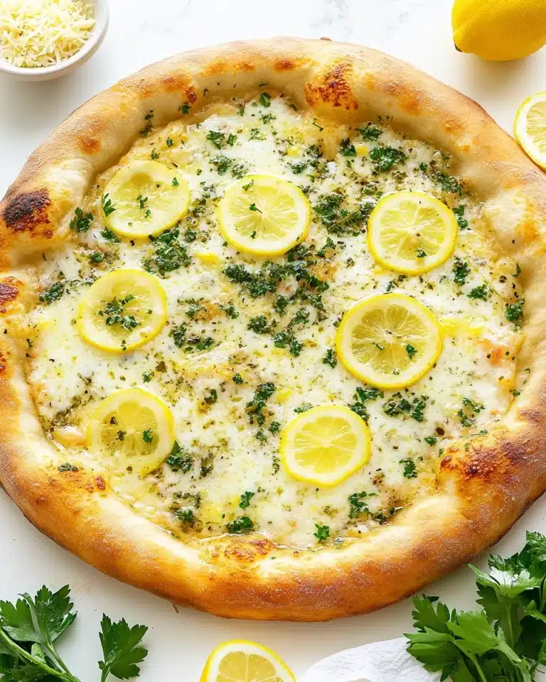 Lemon Brine Mozzarella Pizza Recipe