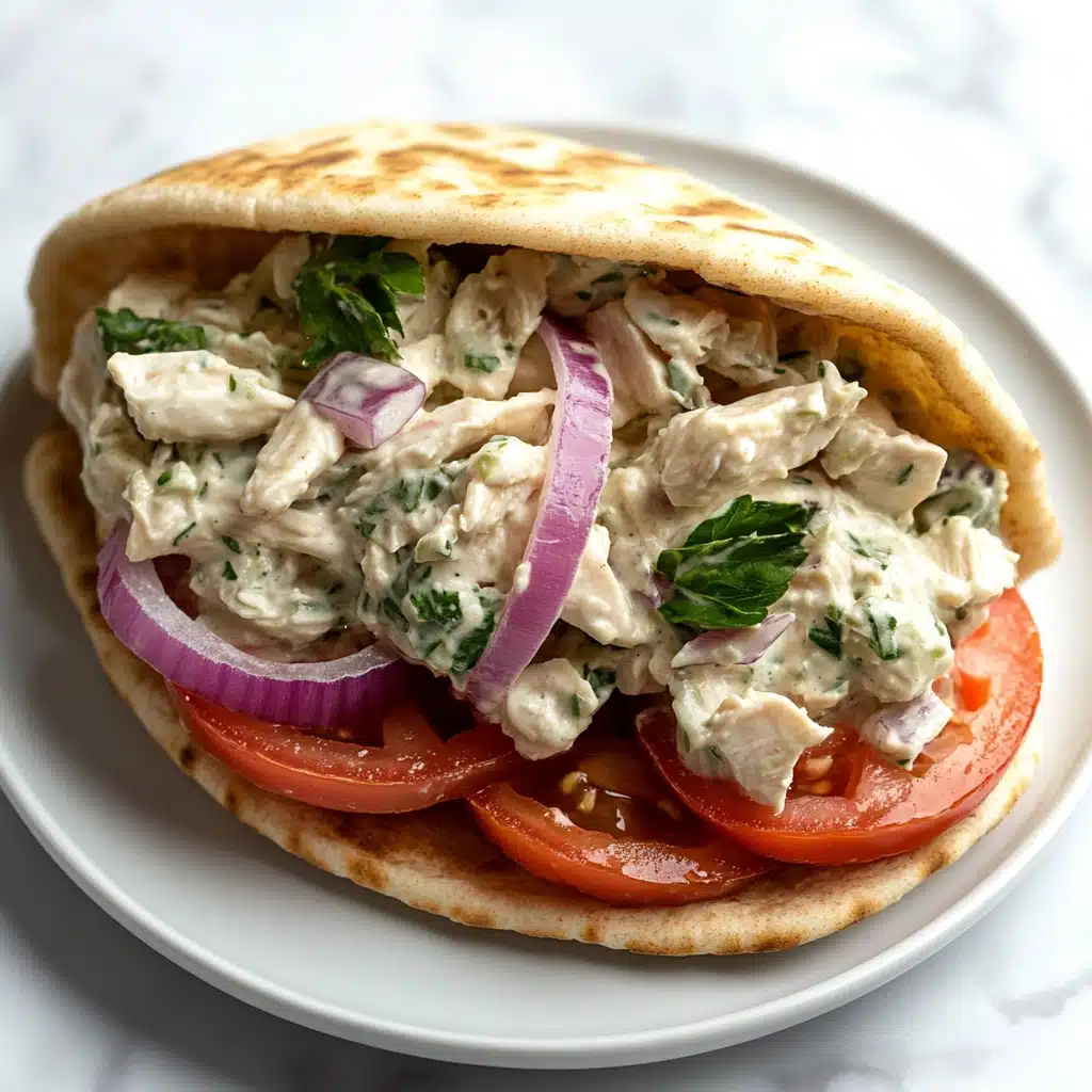 Tzatziki Chicken Salad Sandwich Recipe - Recipe Image