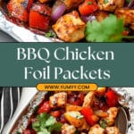 BBQ Chicken Pineapple Foil Packs Recipe